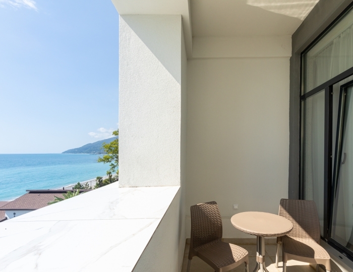 Полулюкс 2-местный 1-комнатный, вид на море, корпус 1 - Дом отдыха «Нарт» Гагра