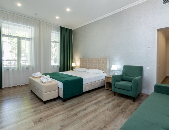 Полулюкс 2-местный 1-комнатный, корпус 2,3 - Дом отдыха «Нарт» Гагра