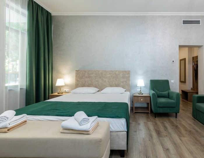 Полулюкс 2-местный 1-комнатный, корпус 2,3 - Дом отдыха «Нарт» Гагра