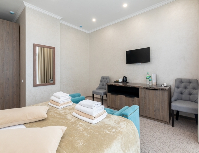 Полулюкс 2-местный 1-комнатный Полулюкс корпус 5 - Дом отдыха «Нарт» Гагра