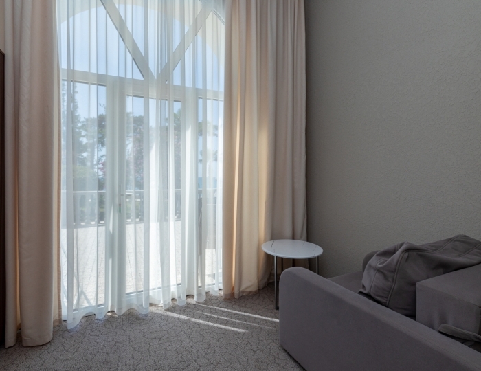 Стандарт 2-местный 1-комнатный (1 этаж), море корпус 1, без балкона - Дом отдыха «Нарт» Гагра