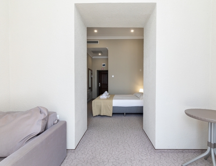 Стандарт 2-местный 1-комнатный (1 этаж), море корпус 1, без балкона - Дом отдыха «Нарт» Гагра