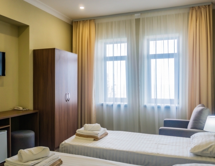 Стандарт 3-местный 1-комнатный без балкона, корпус 1 - Дом отдыха «Нарт» Гагра