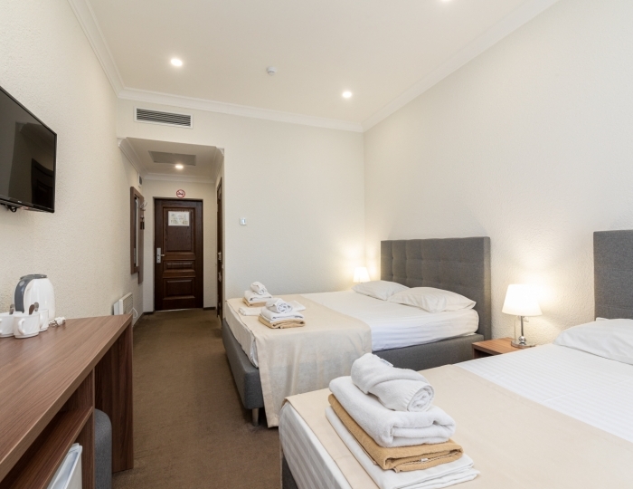 Стандарт 3-местный 1-комнатный к.1, море - Дом отдыха «Нарт» Гагра