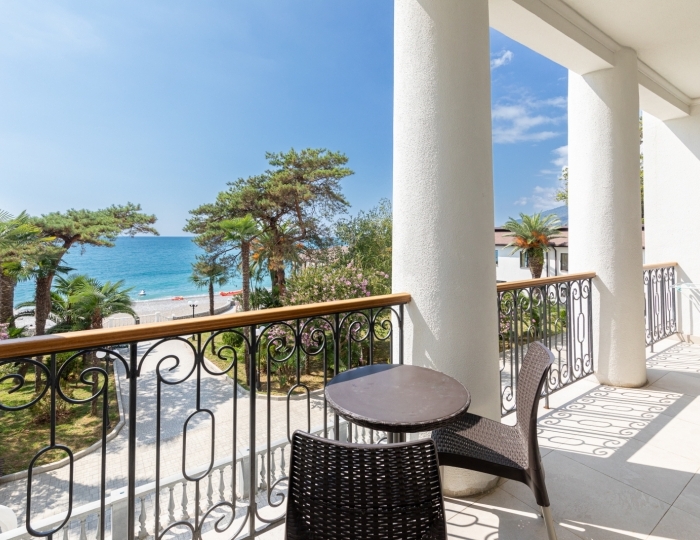 Стандарт 3-местный 1-комнатный к.1, море - Дом отдыха «Нарт» Гагра