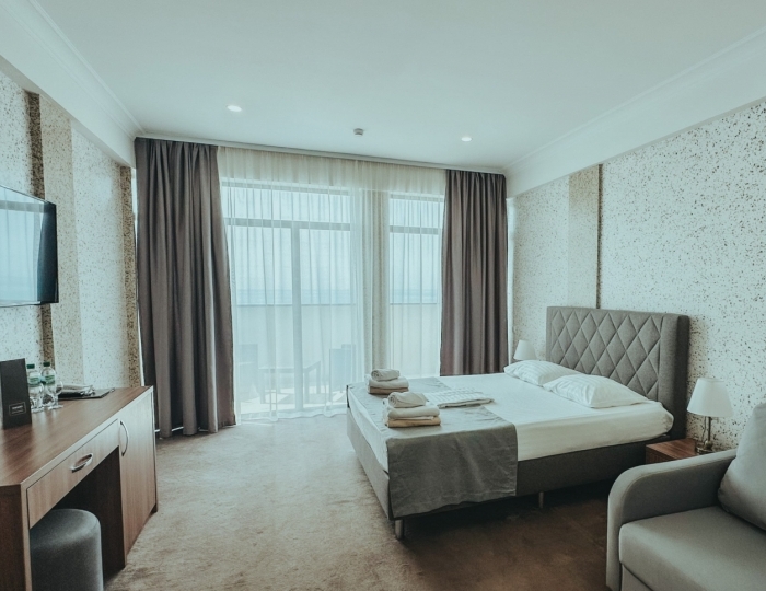 Полулюкс 2-местный вид на море корпус 1 - Дом отдыха «Нарт» Гагра