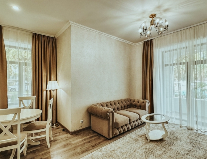 Апартаменты 2-местные 2-комнатные вид на море корпус 1 - Дом отдыха «Нарт» Гагра