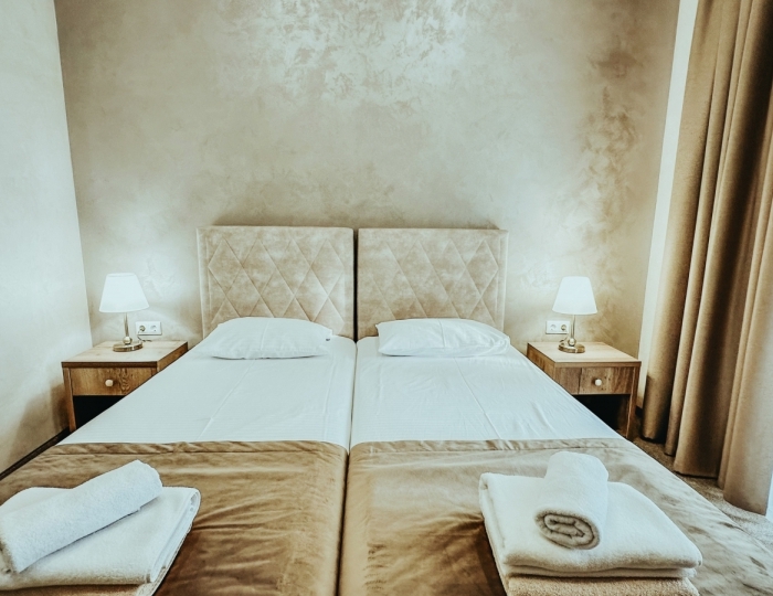 Апартаменты 2-местные 2-комнатные вид на море корпус 1 - Дом отдыха «Нарт» Гагра