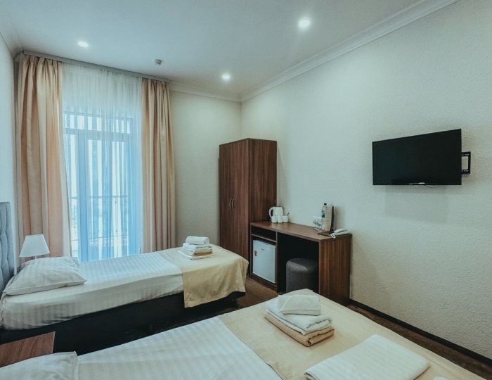 Стандарт 3-местный 1-комнатный вид на море, корпус 1-5 - Дом отдыха «Нарт» Гагра